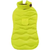 Croci Eco Leaves Yellow Hundejacke, Rückengröße 45 cm, ökologisch hergestellt au