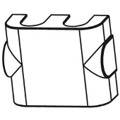 Oventrop Design Abdeckung verchromt