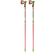 LEKI Skistock Venom SL 3D Bright Red Black Neon Yellow-130 cm