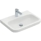 Villeroy & Boch V&B Waschtisch Architectura 65x47cm, 1 Hahnloch, ohne Überlauf, weiß