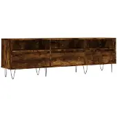 The Living Store TV-Schrank Räuchereiche 150x30x44,5 cm Holzwerkstoff