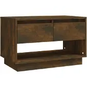 The Living Store TV-Schrank Räuchereiche 70x41x44 cm Holzwerkstoff