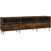 The Living Store TV-Schrank Räuchereiche 150x30x44,5 cm Holzwerkstoff