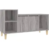 The Living Store TV-Schrank Grau Sonoma 100x35x55 cm Holzwerkstoff
