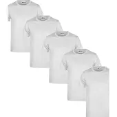 James & nicholson Basic T-Shirt Man 150 JN797 Gr. 2XL ash