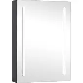 The Living Store LED-Spiegelschrank fürs Bad 50x13x70 cm