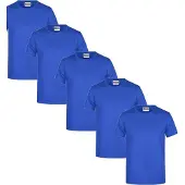 James & nicholson Basic T-Shirt Man 150 JN797 Gr. 3XL royal