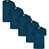 James & nicholson Basic T-Shirt Man 150 JN797 Gr. 3XL petrol