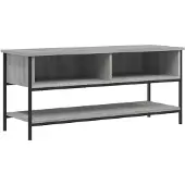 The Living Store TV-Schrank Grau Sonoma 100x35x45 cm Holzwerkstoff