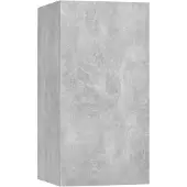 The Living Store TV-Schrank Betongrau 30,5x30x60 cm Holzwerkstoff
