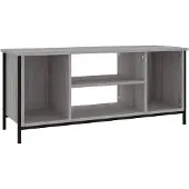 The Living Store TV-Schrank Grau Sonoma 102x35x45 cm Holzwerkstoff