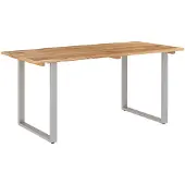 The Living Store Esstisch 154x80x76 cm Massivholz Akazie