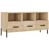 The Living Store TV-Schrank Sonoma-Eiche 102x36x50 cm Holzwerkstoff