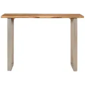 The Living Store Esstisch 110x50x76 cm Massivholz Akazie