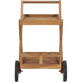 The Living Store Teewagen Massivholz Teak
