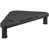 The Living Store Eck-Monitorständer Schwarz 49x28x10,5 cm
