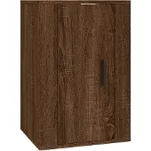 The Living Store TV-Wandschrank Braun Eichen-Optik 40x34,5x60 cm