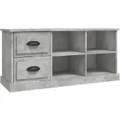 The Living Store TV-Schrank Betongrau 102x35,5x47,5 cm Holzwerkstoff