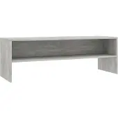 The Living Store TV-Schrank Betongrau 120x40x40 cm Holzwerkstoff