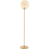 Light & Living - Stehleuchte Medina - Bernsteingold - Ø30cm für Wohnzimmer, Schlafzimmer