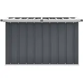 The Living Store Gartenbox Grau 109 x 67 x 65 cm