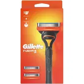 Gillette Fusion5 Maszynka do golenia + wkłady, 3 sztuki
