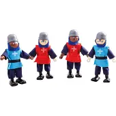 Bigjigs Toys Medieval Knights, Nest-Puppe, 3 Jahr(e), Mehrfarbig