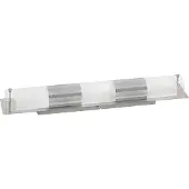 Licht-Erlebnisse Wandleuchte Modern Chrom/WeißGlas Aluminium 3-flammig Wandlampe Spiegel Bad