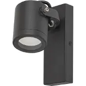 Rabalux 7929 Außenwandleuchte Elva, GU10, Aluminium, anthrazit, Industriell, IP44, 17cm