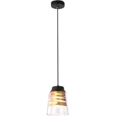 Rabalux 3543 Pendelleuchte 1 Spot Zenaida, E27, schwarz, rund, Modern, ø155mm