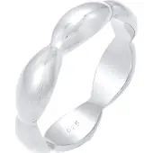 Elli Silberring "Ring Oval Unendlich Trend 925 Silber" Gr. 52, silber, Fingerringe, Damen, 52, Silber 925 (Sterlingsilber), Silberring