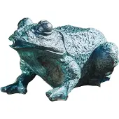 HEISSNER SOLAR Teichfigur "Frosch" mit Wasserspielpumpe