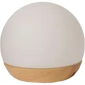 Spring Copenhagen Spring Snowball Wiederaufladbare Tischlampe Ø 11 cm Weiß