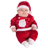 Creaciones Llopis Baby Weihnachtsmann Ho-ho-kostüm