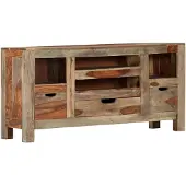 vidaXL Sideboard 100x30x50 cm Massivholz Akazie