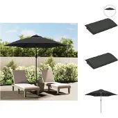 vidaXL Ersatzbezug für Sonnenschirm Anthrazit 300 cm