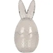 Clayre & Eef Glastopf Ø 8x17 cm Transparant Glas