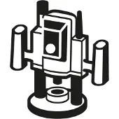 Bosch PRO Falzfräser, D 6,4, S 6