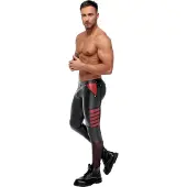 NEK ORMETO – Premium schwarz-rote Freizeit-Hose