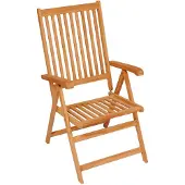 The Living Store Garten-Liegestühle mit Kissen 8 Stk. Massivholz Teak