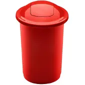 Plafor - Top Mülleimer 50l – Recycling – Rot