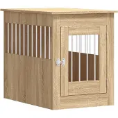 vidaXL Hundekäfig im Möbelstil Sonoma-Eiche 55x80x68 cm Holzwerkstoff