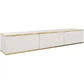 Selsey Mucalma - TV-Element hängend, Weiß / Gold, 175 cm