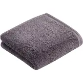 Vossen Handtücher Vegan Life Dark Grey (50 x 100 cm) (3er Set)