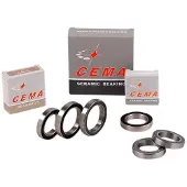 Cema 6806 Steel Chrome Tretlager 10 Einheiten