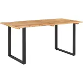 The Living Store Esstisch 154x80x76 cm Massivholz Akazie