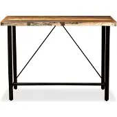 The Living Store Bartisch Altholz Massiv 120x60x107 cm