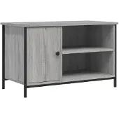 The Living Store TV-Schrank Grau Sonoma 80x40x50 cm Holzwerkstoff