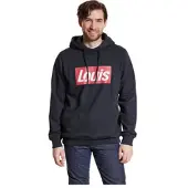Louis Community Hoodie Unisex Baumwolle schwarz, 2XL