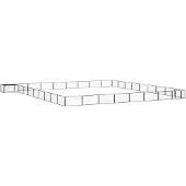 vidaXL 36-tlg. Hundelaufstall Schwarz 100x50cm Stahl Pulverbeschichtet